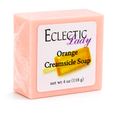 Orange Creamsicle Handmade Glycerin Soap