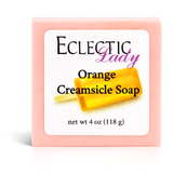 Orange Creamsicle Handmade Glycerin Soap