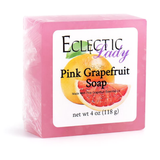 Pink Grapefruit Handmade Glycerin Soap, All Natural, Made with Pink Grapefruit Essential Oil