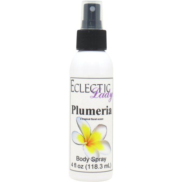 Plumeria Body Spray, Hydrating Body Mist for Daily Use