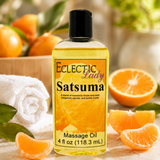 Satsuma Massage Oil, Perfect for Aromatherapy and Relaxation, Preservative Free