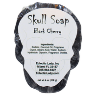 Skull Handmade Glycerin Soap, Detergent Free, 4 oz