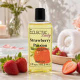 Strawberry Passion Bath Oil, Hydrating Aromatherapy for Relaxation