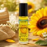 Sunflower Perfume Oil - Portable Roll-On Fragrance