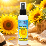 Sunflower Body Spray, Hydrating Body Mist for Daily Use