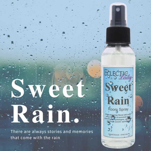 Sweet Rain Room Spray - Fragrant Aromatic Room Mist For Home, Room, Office