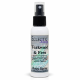 Teakwood and Fern Body Spray, Hydrating Body Mist for Daily Use