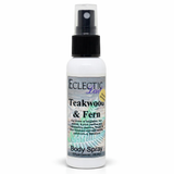 Teakwood and Fern Body Spray, Hydrating Body Mist for Daily Use