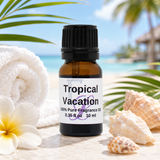 Tropical Vacation Fragrance Oil, 10 ml Premium, Long Lasting Diffuser Oils, Aromatherapy