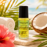 Tropical Vacation Perfume Oil - Portable Roll-On Fragrance