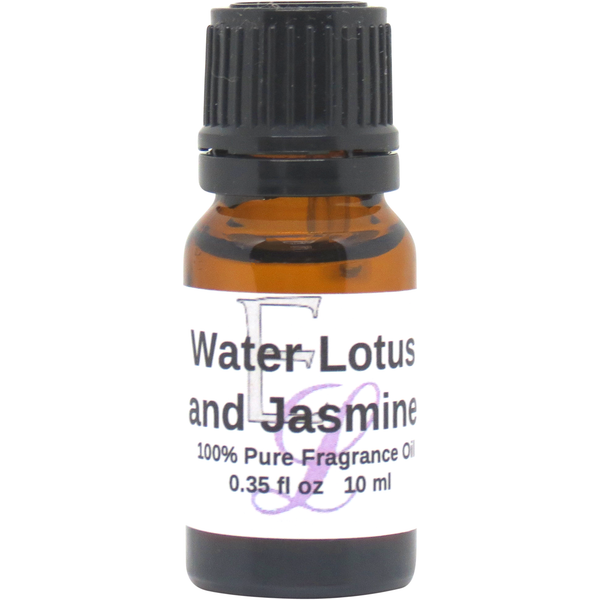Water Lotus and Jasmine Fragrance Oil, 10 ml Premium, Long Lasting Diffuser Oils, Aromatherapy