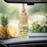 White Pineapple Scented Car Diffuser
