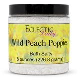 Wild Peach Poppies Bath Salts