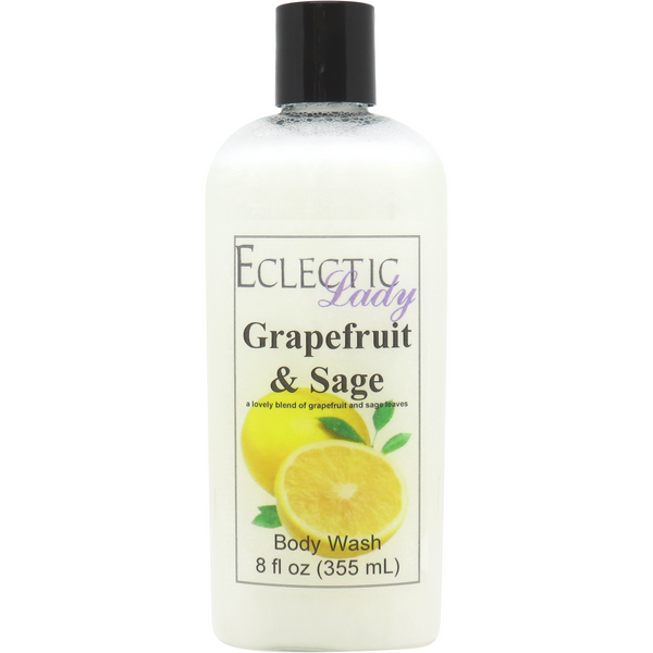 grapefruit and sage body wash