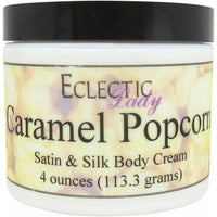 Caramel Popcorn Satin And Silk Cream