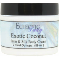 Exotic Coconut Satin And Silk Cream