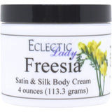 Freesia Satin And Silk Cream