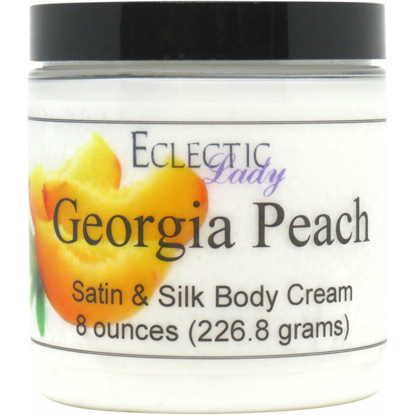 Georgia Peach Satin And Silk Cream