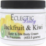 Jackfruit And Kiwi Satin And Silk Cream