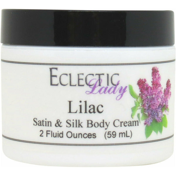 Lilac Satin And Silk Cream