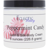 Peppermint Candy Satin And Silk Cream