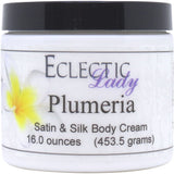 Plumeria Satin And Silk Cream