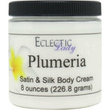 Plumeria Satin And Silk Cream