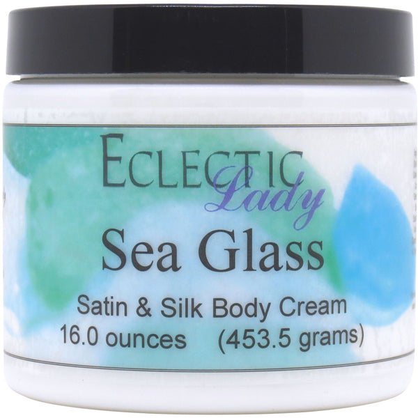 Sea Glass Satin And Silk Cream
