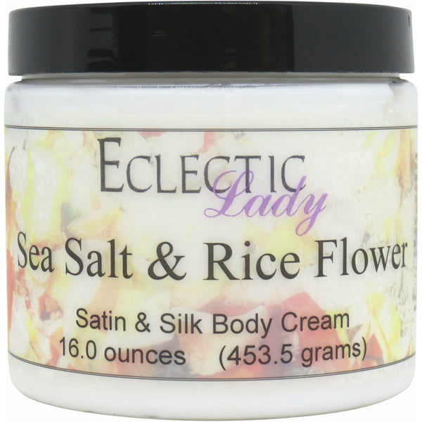 Sea Salt And Rice Flower Satin And Silk Cream