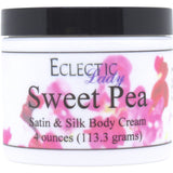 Sweet Pea Satin And Silk Cream