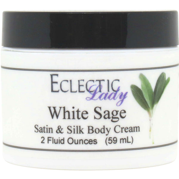 White Sage Satin And Silk Cream