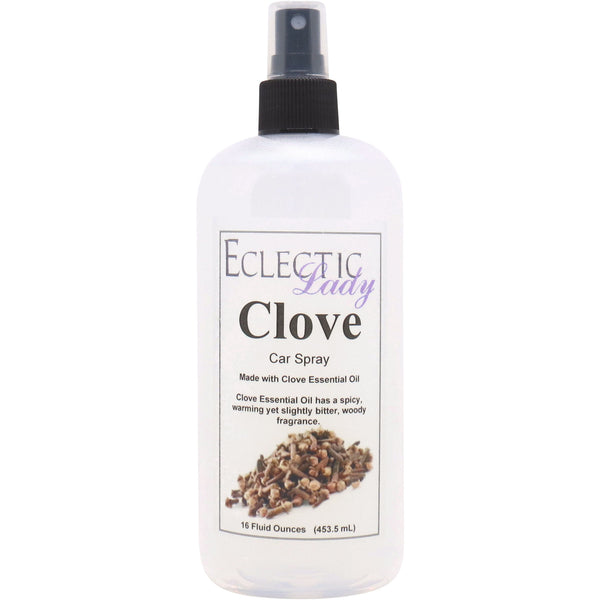 Clove Car Spray = Made with Clove Essential Oil