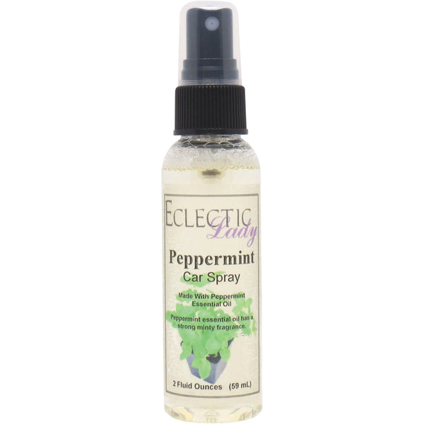 Peppermint Car Spray - Made with Peppermint Essential Oil