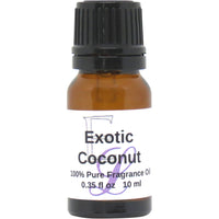 Exotic Coconut Fragrance Oil, 10 ml Premium, Long Lasting Diffuser Oils, Aromatherapy