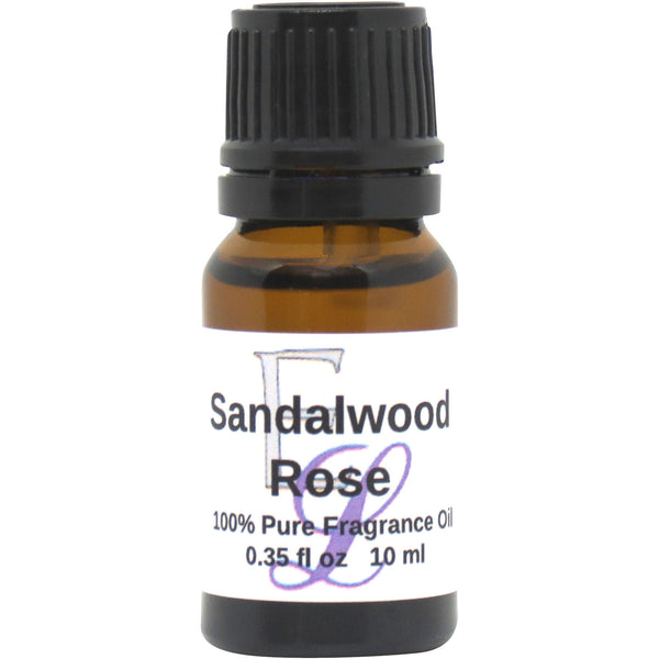 Sandalwood Rose Fragrance Oil, 10 ml Premium, Long Lasting Diffuser Oils, Aromatherapy