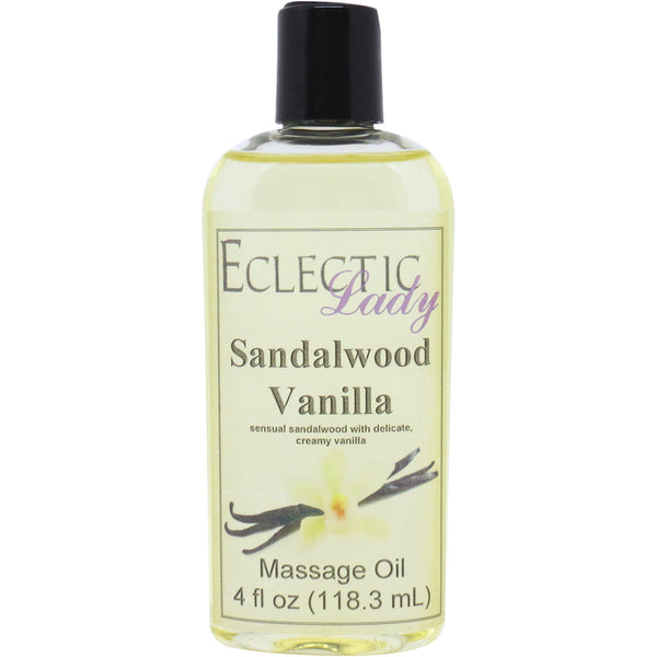 Sandalwood Vanilla Massage Oil