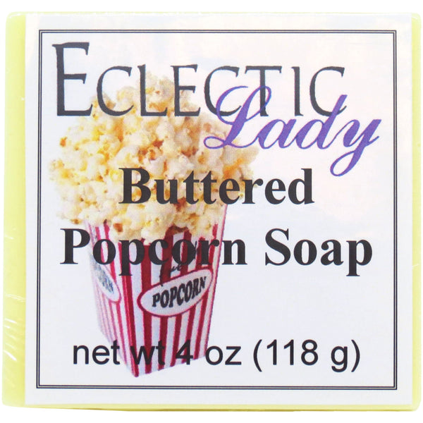 Buttered Popcorn Handmade Glycerin Soap
