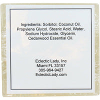 Cedarwood Essential Oil Handmade Glycerin Soap