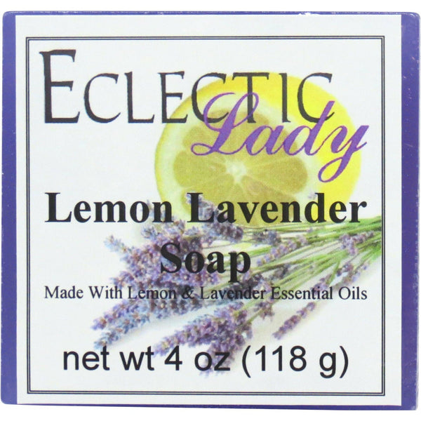 Lemon Lavender Essential Oil Blend Handmade Glycerin Soap
