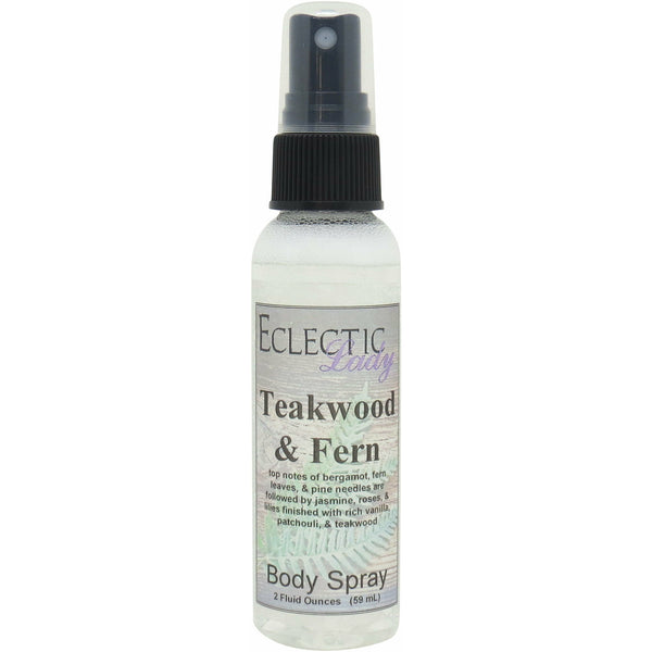 Teakwood And Fern Body Spray