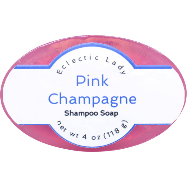 Pink Champagne Handmade Shampoo Soap
