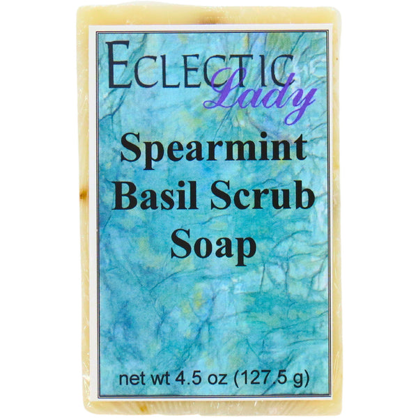 Spearmint Basil Scrub Soap