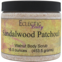 Sandalwood Patchouli Walnut Body Scrub