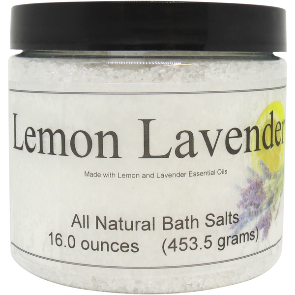 Lemon Lavender Essential Oil Blend Bath Salts