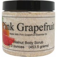 Pink Grapefruit Essential Oil Walnut Body Scrub
