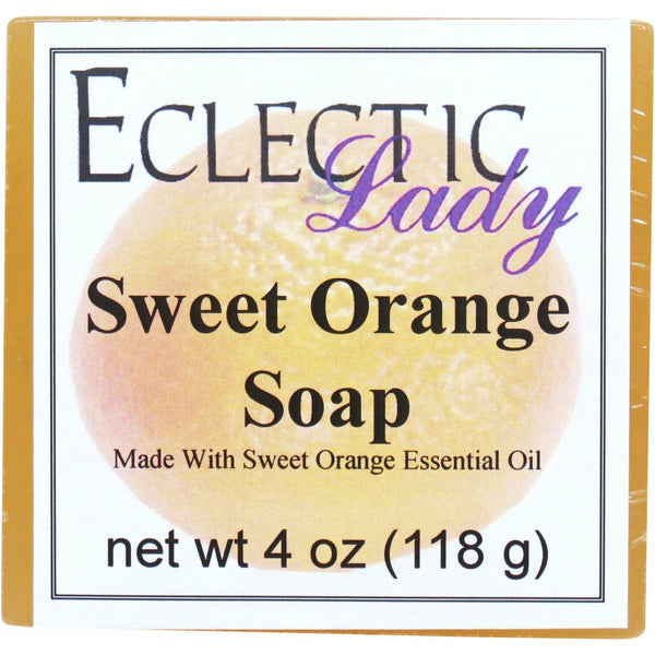 Sweet Orange Essential Oil Handmade Glycerin Soap