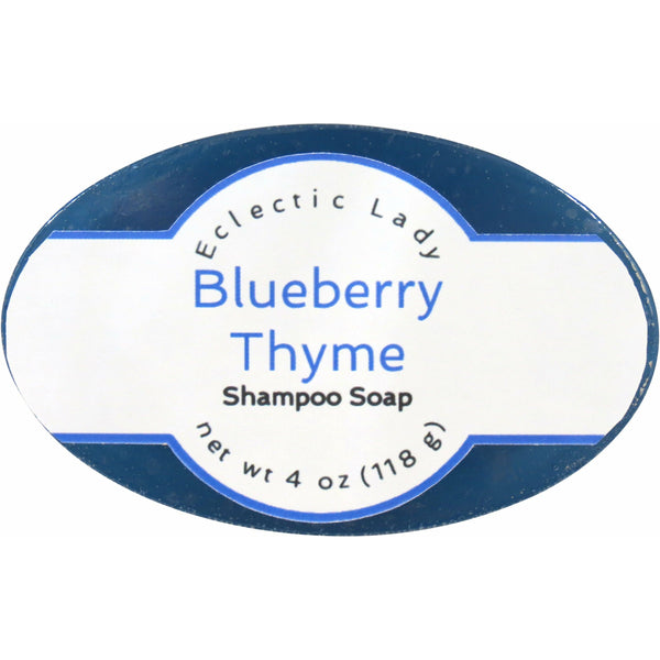 Blueberry Thyme Handmade Shampoo Soap