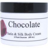 Chocolate Satin And Silk Cream