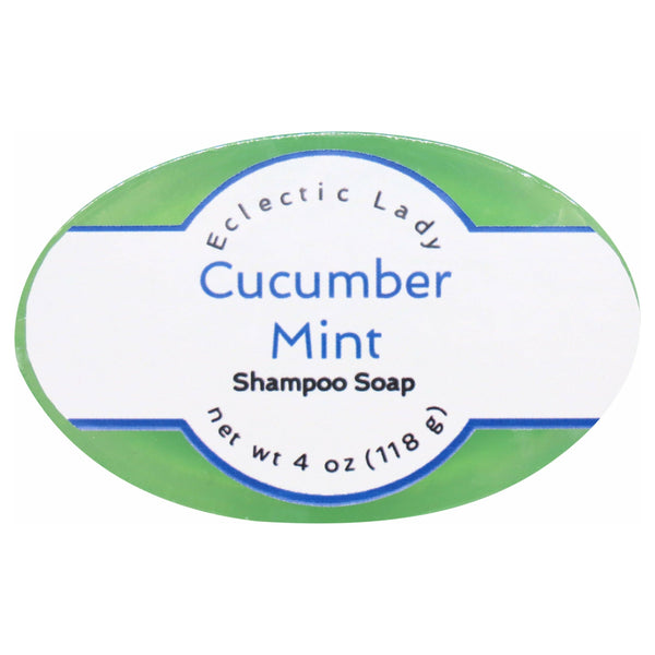 Cucumber Mint Handmade Shampoo Soap
