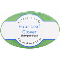 Four Leaf Clover Handmade Shampoo Soap